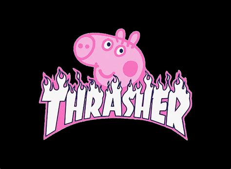 peppa pig thrasher kids.